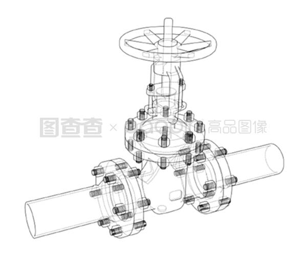 工業(yè)閥門與三維插圖設(shè)計(jì) 管閥技術(shù)的可視化革命
